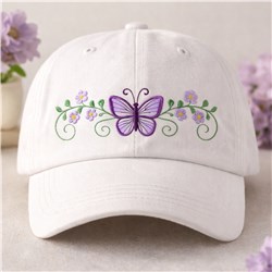 Butterfly Border Embroidery Design | EmbroideryDesigns.com