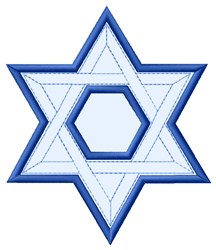 Star Of David Embroidery Design | EmbroideryDesigns.com