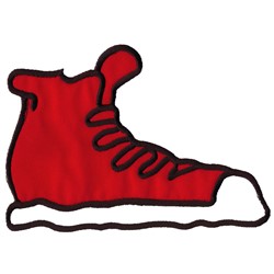 Applique Tennis Shoe Embroidery Design | EmbroideryDesigns.com