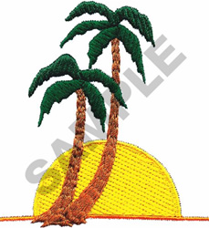 Palm Tree Machine Embroidery Designs