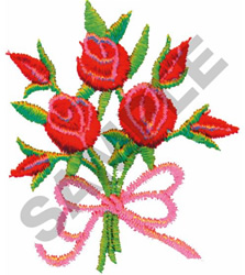 ROSE BOUQUET Embroidery Design | EmbroideryDesigns.com