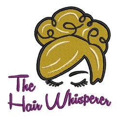 The Hair Whisperer Embroidery Design | EmbroideryDesigns.com