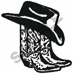COWBOY BOOTS AND HAT Embroidery Designs, Machine Embroidery Designs at ...