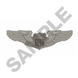 Air Force Wings Embroidery Design | EmbroideryDesigns.com