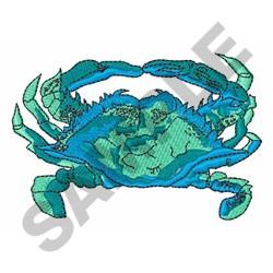 Blue Crab Embroidery Design 