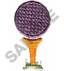 Golf Ball And Tee Embroidery Design Golf Ball And Tee Embroidery Design