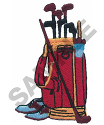 GOLF BAG Embroidery Designs, Machine Embroidery Designs at