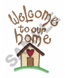 WELCOME HOME Embroidery Designs, Machine Embroidery Designs at ...