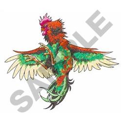 Fighting rooster embroidery design  embroiderydesignscom