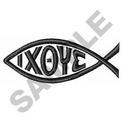 ICHTHUS FISH Embroidery Designs, Machine Embroidery Designs at ...