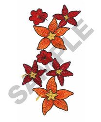 TROPICAL FLOWERS Embroidery Designs Machine Embroidery Designs at Embroidery embroidered design elements with tropical plant stock