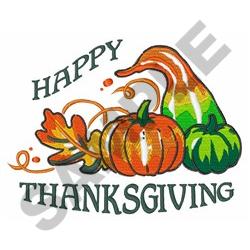 Happy Thanksgiving Embroidery Happy Thanksgiving Embroidery