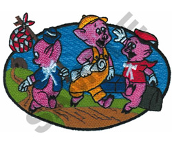 Three little pigs embroidery designs machine embroidery designs at Three little pigs embroidery designs machine embroidery designs at