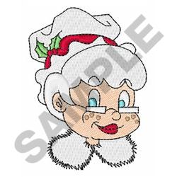 MRS CLAUS Embroidery Design | EmbroideryDesigns.com