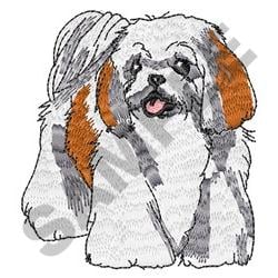 Shih Tzu Dog Embroidery Designs, Machine Embroidery Designs At 