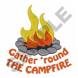 Gather round the campfire embroidery designs machine embroidery Gather round the campfire embroidery designs machine embroidery