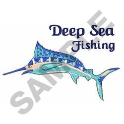 DEEP SEA FISHING Embroidery Design | EmbroideryDesigns.com