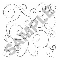 QUILT SWIRLS LARGE Embroidery Design | EmbroideryDesigns.com