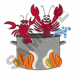 Crawfish Boil Embroidery Design Crawfish Boil Embroidery Design