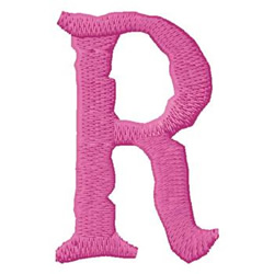 Alphabet Letter R Embroidery Design | EmbroideryDesigns.com