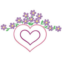 Hearts and flowers embroidery designs machine embroidery designs at Hearts and flowers embroidery designs machine embroidery designs at