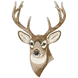 Deer Hunter Logo Embroidery Design · Creative Fabrica