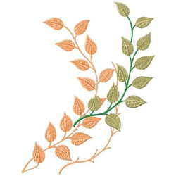 Leaves &amp;amp; Flower Border Embroidery