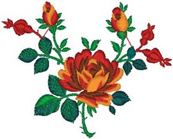 Decorative Roses Embroidery Designs, Machine Embroidery Designs at ...
