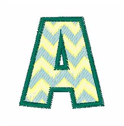 Chevron Font by Hopscotch Home Format Fonts on EmbroideryDesigns.com