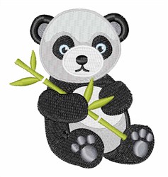 Panda Bear Embroidery Design | EmbroideryDesigns.com
