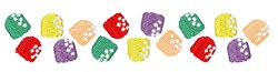 Gumdrops Border Embroidery Design | EmbroideryDesigns.com