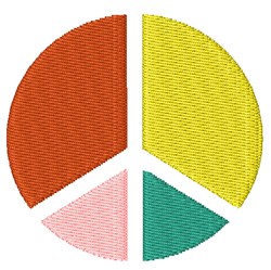 Peace Sign Embroidery Design | EmbroideryDesigns.com