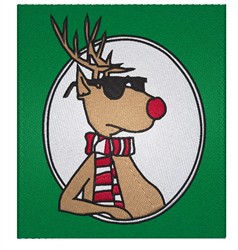Cool Rudolph Embroidery Design | EmbroideryDesigns.com