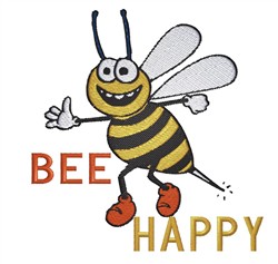 Bee Happy Embroidery Pattern