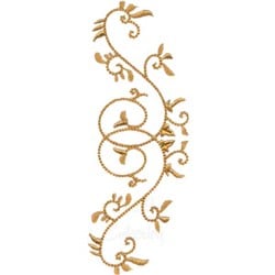 Decorative Filigree Embroidery Design | EmbroideryDesigns.com