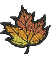 Maple Leaf Embroidery Design | EmbroideryDesigns.com