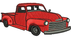 Pickup Truck Embroidery