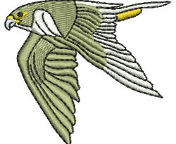 Falcon In Flight Embroidery Designs Machine Embroidery Designs at Falcon in flight embroidery designs machine embroidery designs at