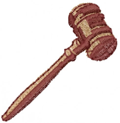 Gavel Embroidery Designs, Machine Embroidery Designs at