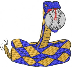 Rattlesnake baseball embroidery designs machine embroidery designs at