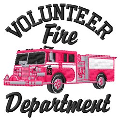 Fire Department Embroidery Design | EmbroideryDesigns.com