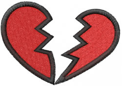 Broken heart embroidery designs machine embroidery designs at Broken heart embroidery designs machine embroidery designs at