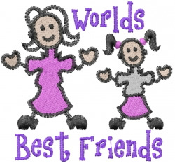 Worlds best friends embroidery designs machine embroidery designs at Worlds best friends embroidery designs machine embroidery designs at