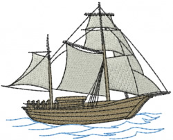 Sailboat Embroidery Designs, Machine Embroidery Designs at 