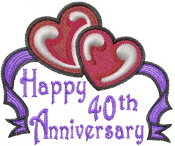 40th anniversary embroidery designs machine embroidery designs at 40th anniversary embroidery designs machine embroidery designs at