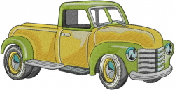 Vintage truck embroidery designs machine embroidery designs at