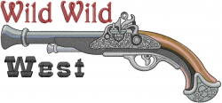 Wild west gun embroidery designs machine embroidery designs at