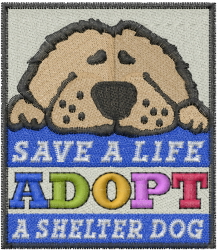Dog Rescue Adoption Embroidery Designs, Machine Embroidery Designs at ...