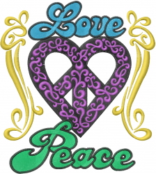 Peace love embroidery designs machine embroidery designs at Peace love embroidery designs machine embroidery designs at