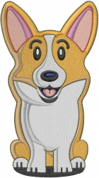 Corgi Embroidery Designs, Machine Embroidery Designs at